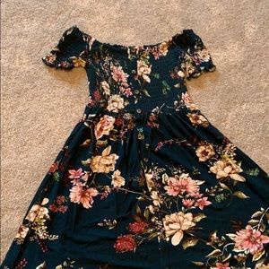 Off the shoulder dress